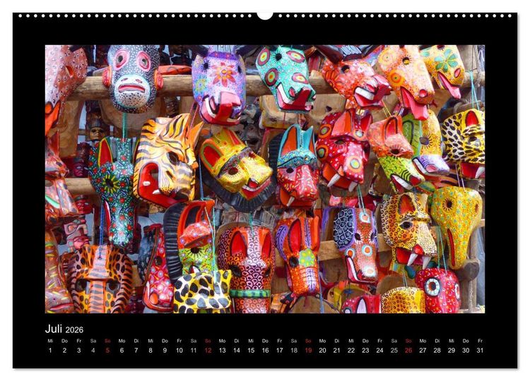 Produktbild: Farbenfrohes Guatemala (Wandkalender 2026 DIN A2 quer), CALVENDO Monatskalender