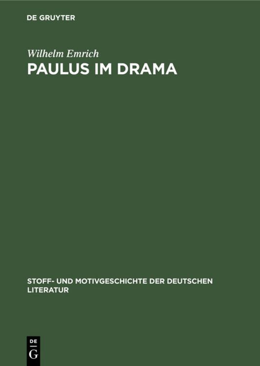 Produktbild: Paulus im Drama