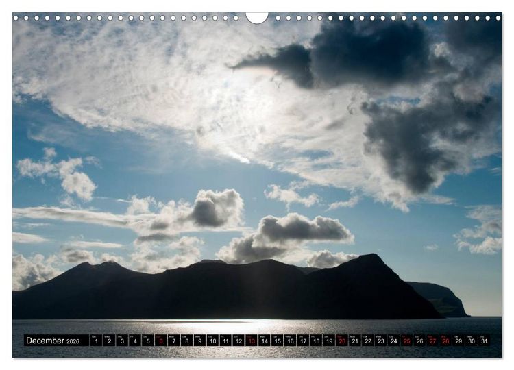 Produktbild: Faroe Islands / UK-Version (Wall Calendar 2026 DIN A3 landscape), CALVENDO 12 Month Wall Calendar