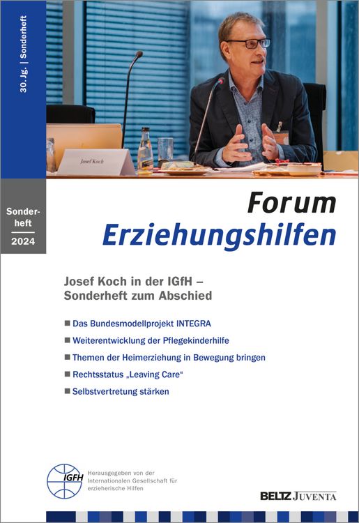 Produktbild: Forum Erziehungshilfen Sonderband Koch 2024