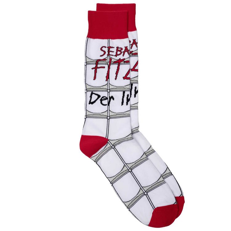 Produktbild: Sebastian Fitzek-Socken "Der Insasse" Gr&ouml;&szlig;e 41-46