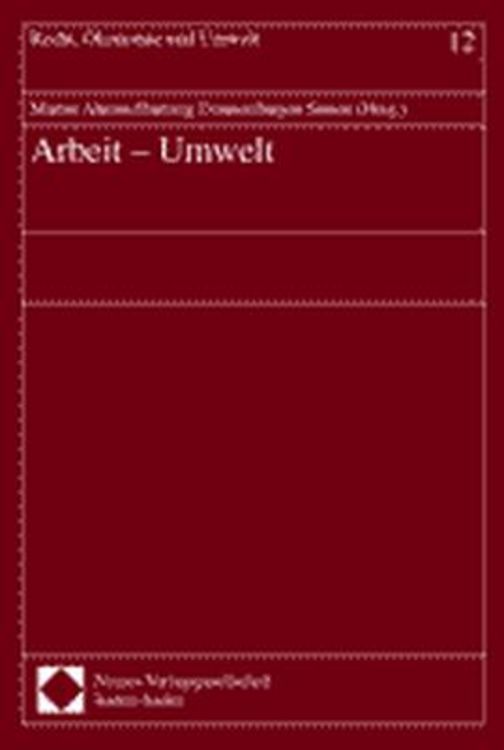 Produktbild: Arbeit - Umwelt
