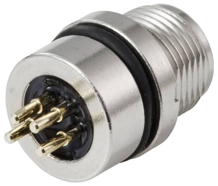 Produktbild: TRU COMPONENTS TC-13751888 Sensor/Aktor Einbaubuchse M8 x 1, M10 x 0.75 Buchse, Einbau Polzahl Sensoren: 4 1 St.