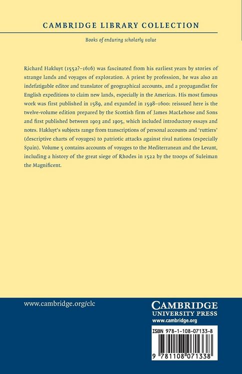 Produktbild: The Principal Navigations Voyages Traffiques and Discoveries of the English Nation