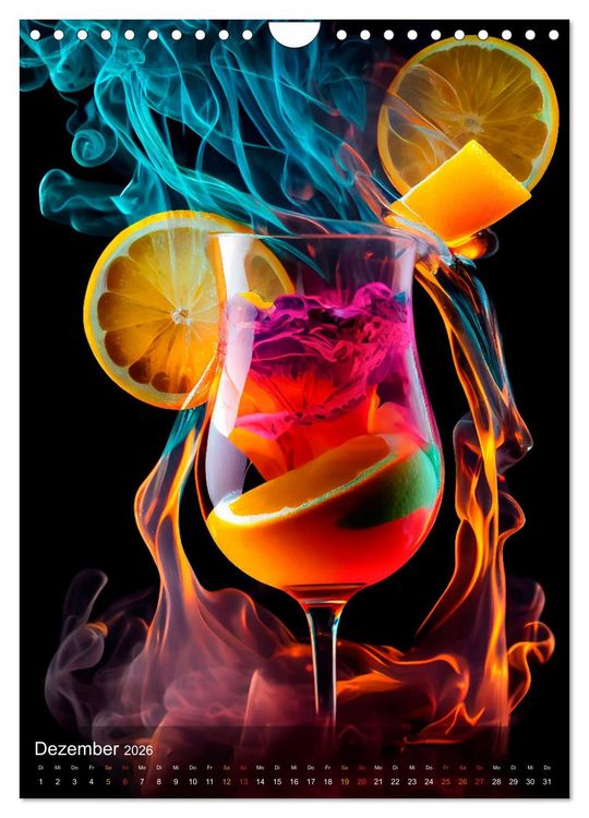Produktbild: Cocktails - Bew&auml;hrter Genuss neu interpretiert (Wandkalender 2026 DIN A4 hoch), CALVENDO Monatskalender
