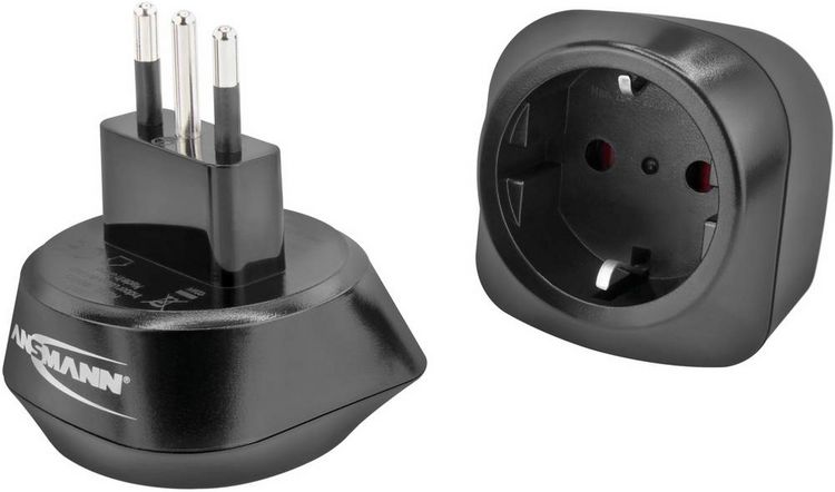 Produktbild: Ansmann 1250-0035 Reiseadapter EU to IT