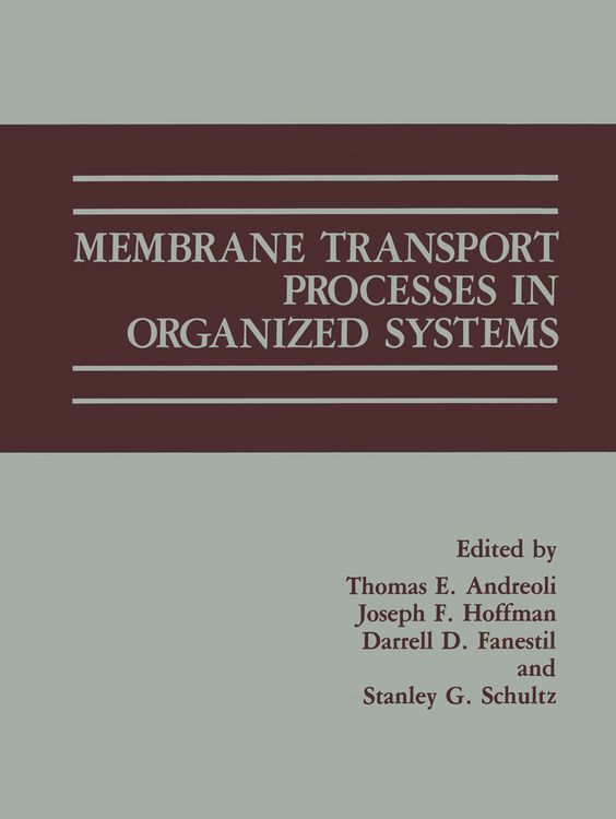 Produktbild: Membrane Transport Processes in Organized Systems