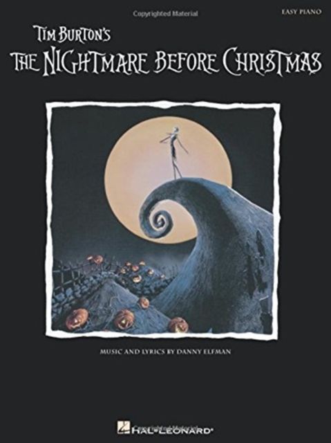 Produktbild: The Nightmare Before Christmas Easy Piano Songbook Music by Danny Elfman 11 Songs from the Cult Classic Disney Movie Sheet Music for Beginner and Intermediate Pianists