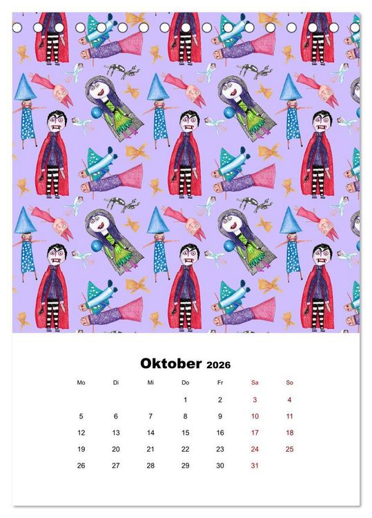 Produktbild: MUSTERMACKE (Tischkalender 2026 DIN A5 hoch), CALVENDO Monatskalender