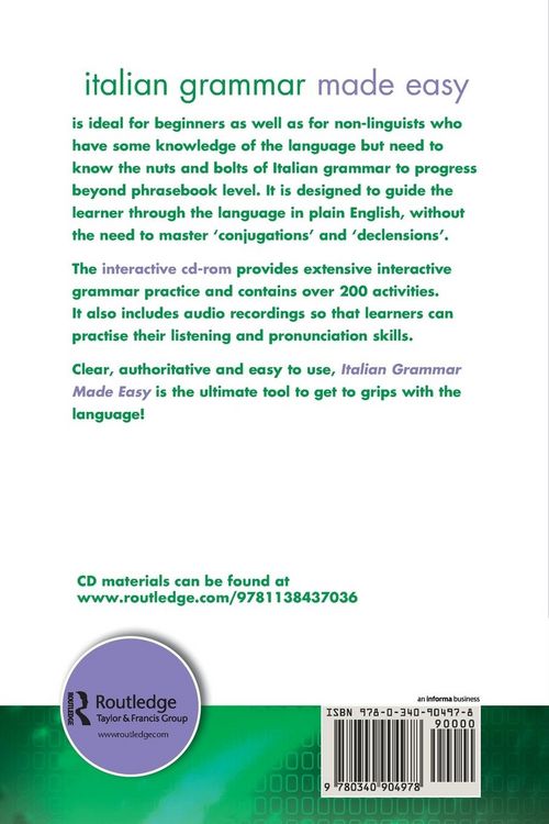 Produktbild: Italian Grammar Made Easy
