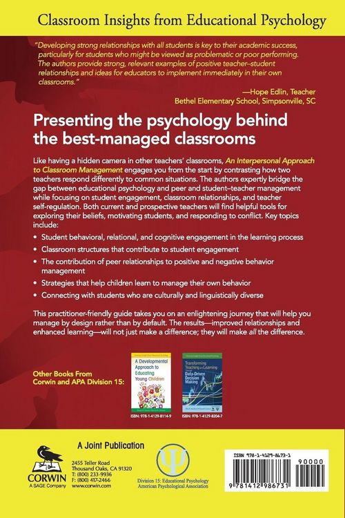Produktbild: An Interpersonal Approach to Classroom Management