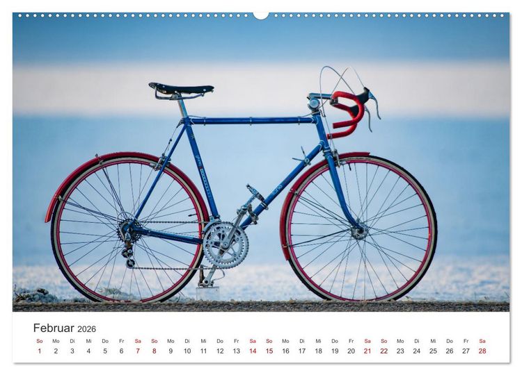Produktbild: Stahlrenner - Rennrad-Klassiker aus Europa (hochwertiger Premium Wandkalender 2026 DIN A2 quer), Kunstdruck in Hochglanz