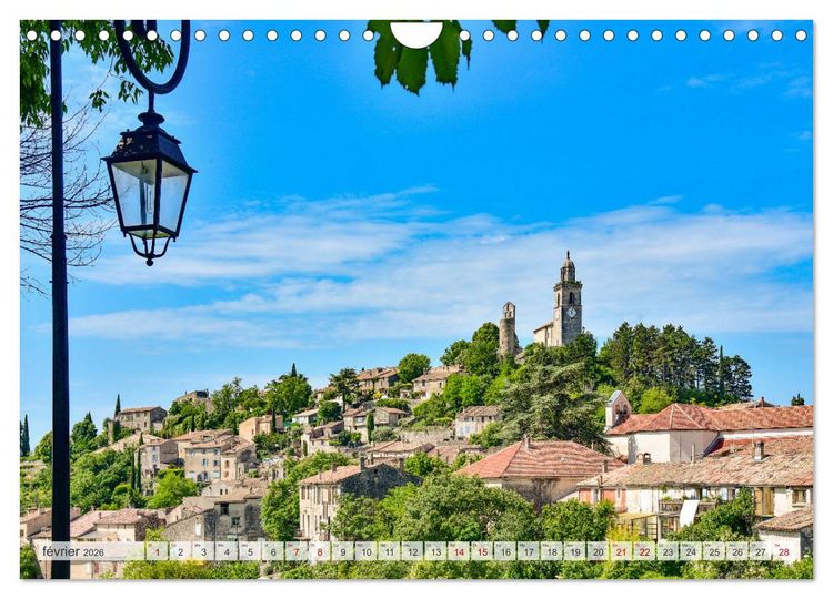 Produktbild: Les villages perch&eacute;s de Provence (Calendrier mural 2026 DIN A4 vertical), CALVENDO calendrier mensuel