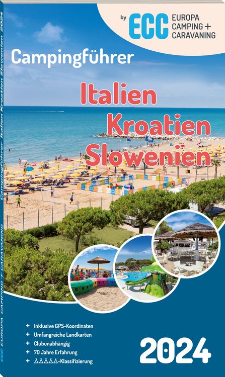 Produktbild: ECC Campingf&uuml;hrer Italien / Kroatien / Slowenien 2024
