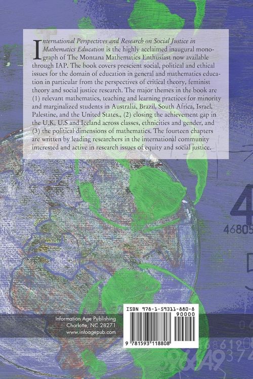 Produktbild: International Perspectives on Social Justice in Mathematics Education (PB)