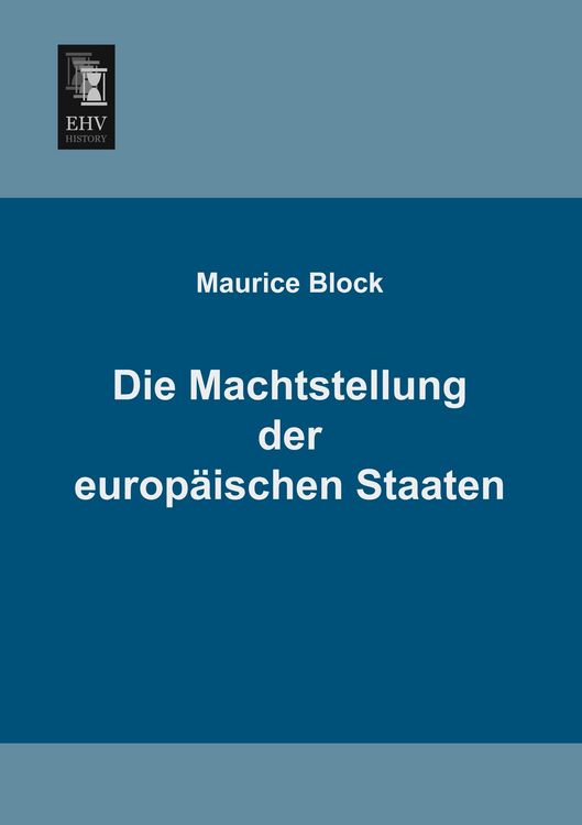 Produktbild: Die Machtstellung der europ&auml;ischen Staaten