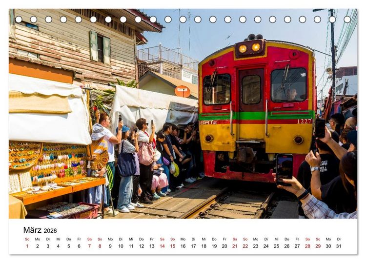 Produktbild: 3 Tage Bangkog (Tischkalender 2026 DIN A5 quer), CALVENDO Monatskalender