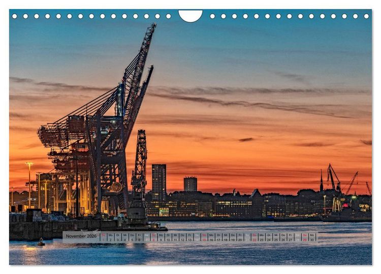 Produktbild: Auch das ist der Hamburger Hafen (Wandkalender 2026 DIN A4 quer), CALVENDO Monatskalender