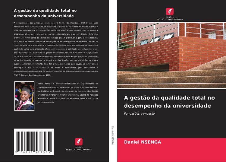 Produktbild: A gest&atilde;o da qualidade total no desempenho da universidade
