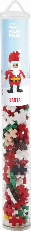 Produktbild: Plus-Plus 100 Tube Kreativ Bausteine Weihnachtsmann