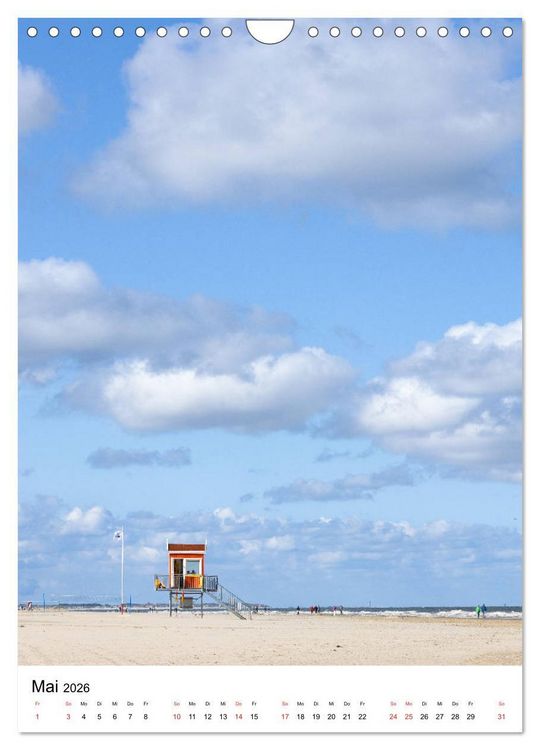 Produktbild: Dein Langeoog - Der besondere Blick (Wandkalender 2026 DIN A4 hoch), CALVENDO Monatskalender