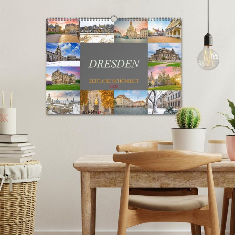 Produktbild: Dresden - zeitlose Sch&ouml;nheit (Wandkalender 2026 DIN A3 quer), CALVENDO Monatskalender