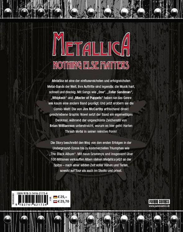 Produktbild: Metallica: Nothing Else Matters - Die Graphic Novel