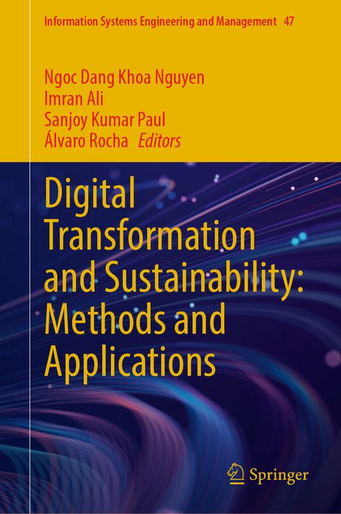 Produktbild: Digital Transformation and Sustainability: Methods and Applications