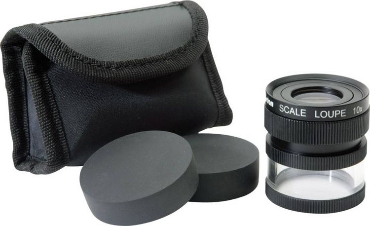 Produktbild: Ideal Tek M12102 Handlupe mit Messskala Vergr&ouml;&szlig;erungsfaktor: 10 x Linsengr&ouml;&szlig;e: (&Oslash;) 19mm
