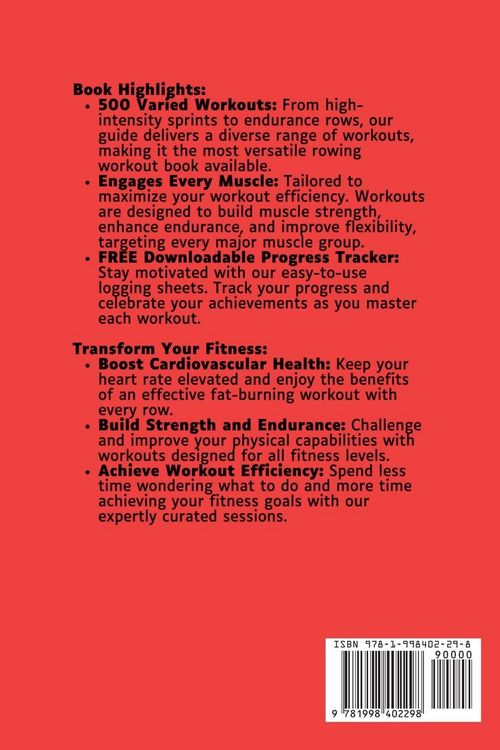 Produktbild: 500 Rowing Machine Workouts Book
