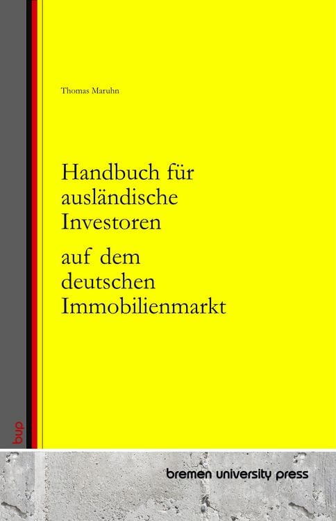 Produktbild: Handbuch f&uuml;r ausl&auml;ndische Investoren auf dem deutschen Immobilienmarkt