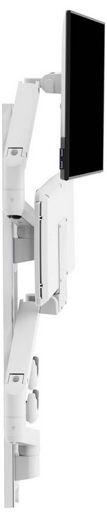 Produktbild: SpeaKa Professional Monitor-Wandhalterung SP-MM-961 1 Display(s) 43,2cm (17\") - 124,5cm (49\") Wei&szlig; H&ouml;henverstellbar, Schwenkbar