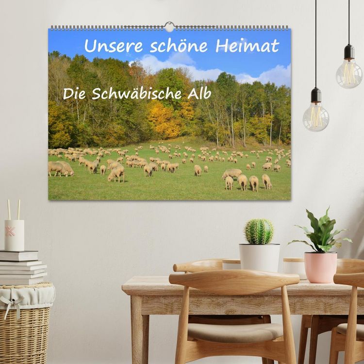 Produktbild: Unsere sch&ouml;ne Heimat - Die Schw&auml;bische Alb (Wandkalender 2026 DIN A2 quer), CALVENDO Monatskalender