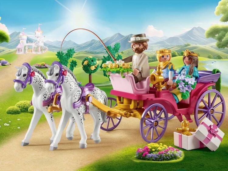 Produktbild: Playmobil® Princess Magic Kutschfahrt mit Prinzessin und Prinz 71846