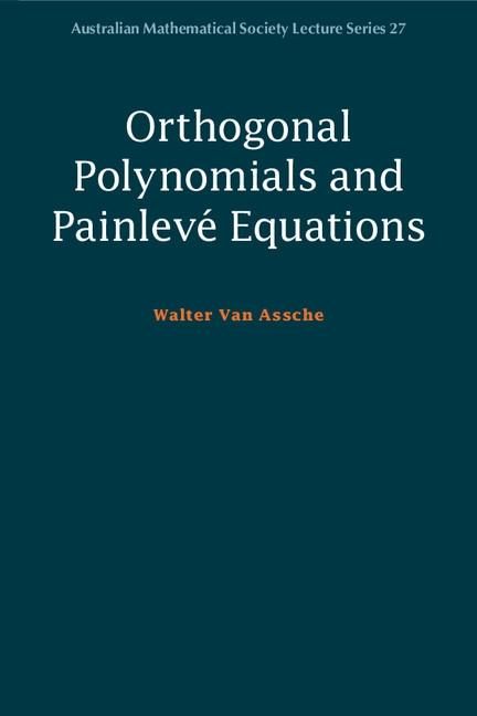 Produktbild: Orthogonal Polynomials and Painleve Equations