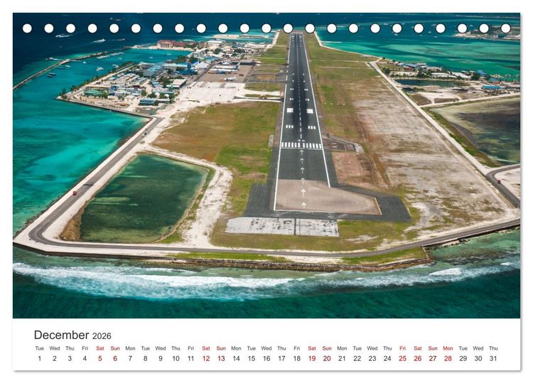 Produktbild: Maldives from above (Desk Calendar 2026 DIN A5 landscape), CALVENDO 12 Month DeskCalendar
