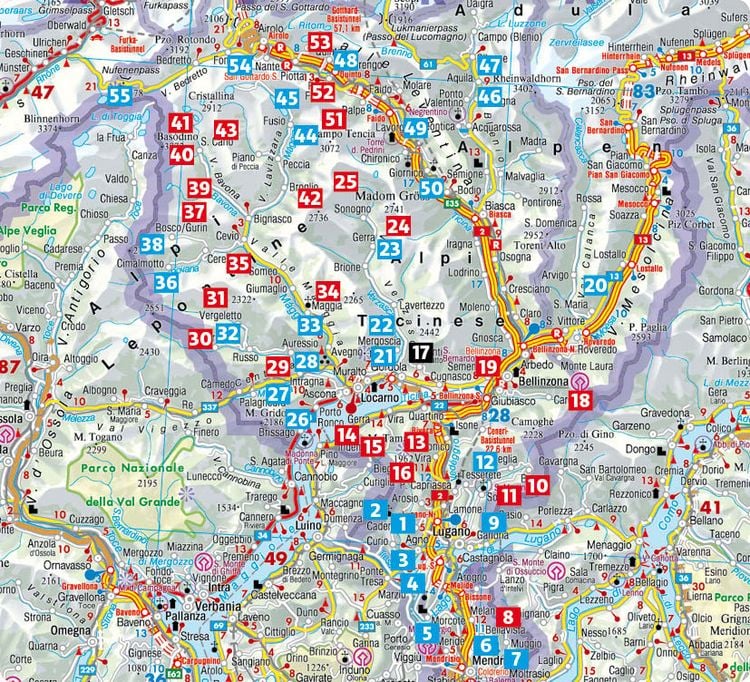 Produktbild: ROTHER Wanderf&uuml;hrer Tessin