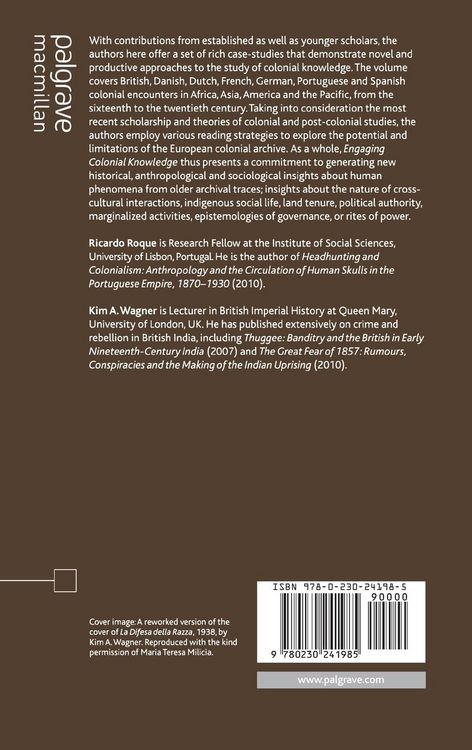 Produktbild: Engaging Colonial Knowledge