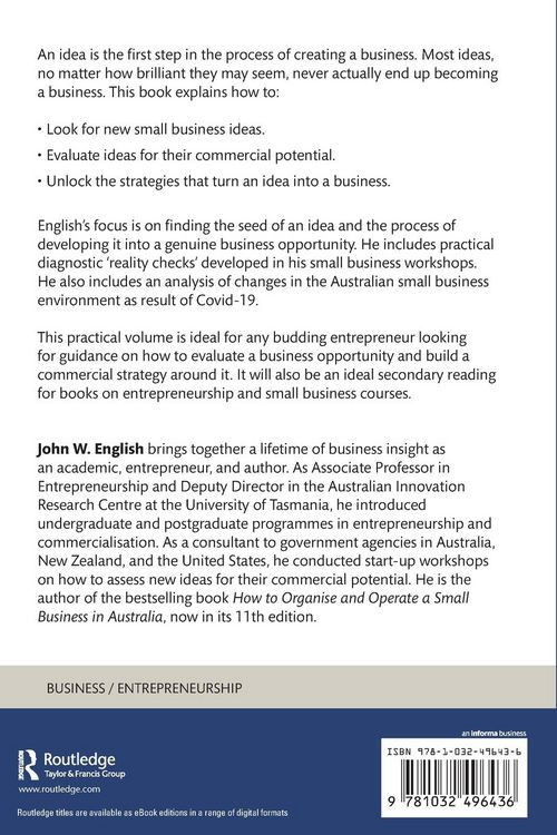 Produktbild: Unlocking Small Business Ideas