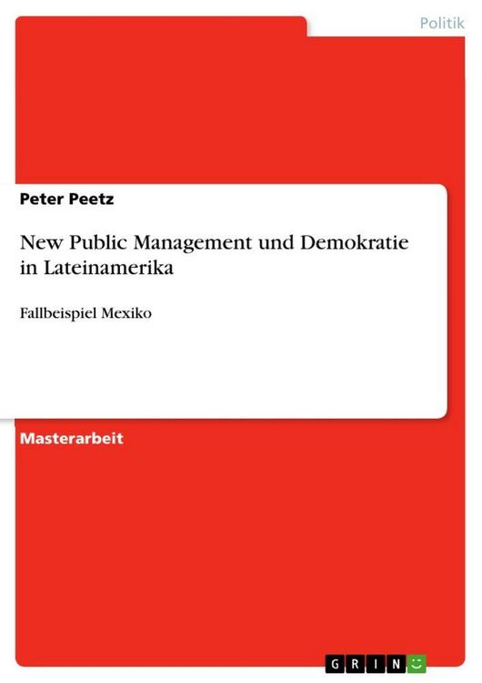 Produktbild: New Public Management und Demokratie in Lateinamerika