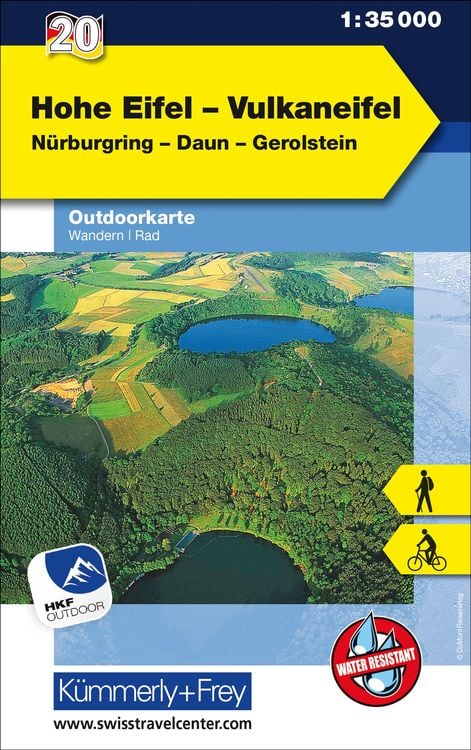 Produktbild: Hohe Eifel Vulkaneifel Nr. 20 Outdoorkarte Deutschland 1:35 000