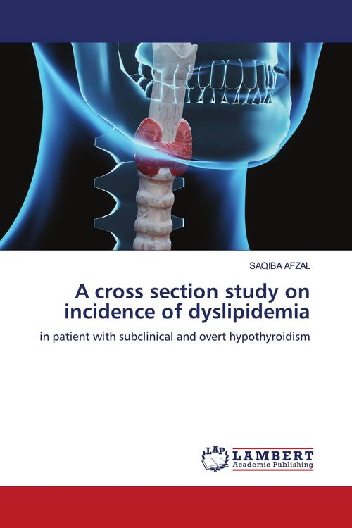 Produktbild: A cross section study on incidence of dyslipidemia