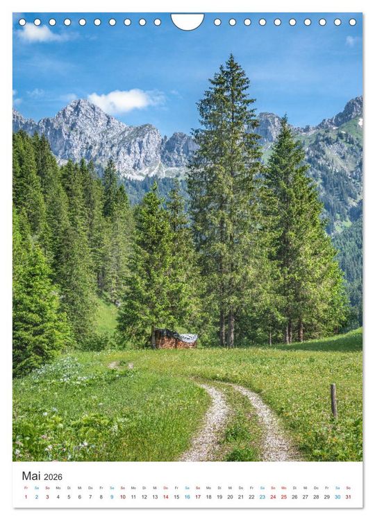 Produktbild: Sommerzauber in den Alpen (Wandkalender 2026 DIN A4 hoch), CALVENDO Monatskalender