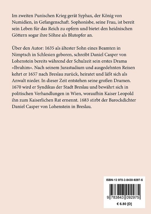 Produktbild: Sophonisbe