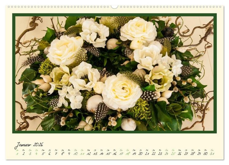 Produktbild: Blumen-Passion (Wandkalender 2026 DIN A2 quer), CALVENDO Monatskalender