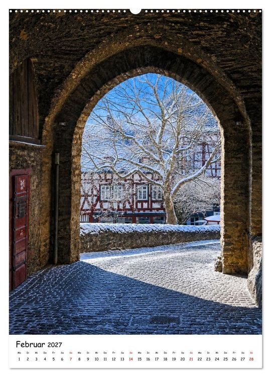 Produktbild: Idstein &ndash; eine Fachwerkidylle (Wandkalender 2027 DIN A2 hoch), CALVENDO Monatskalender