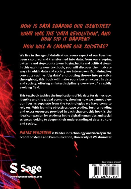 Produktbild: Understanding Data, Culture and Society