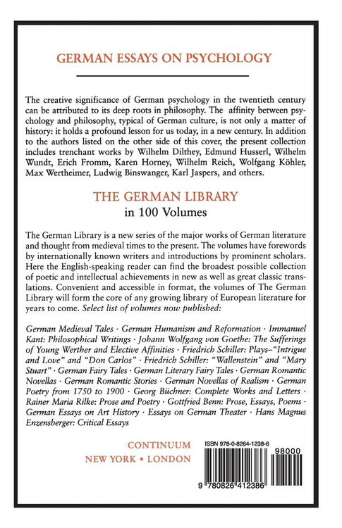 Produktbild: German Essays on Psychology