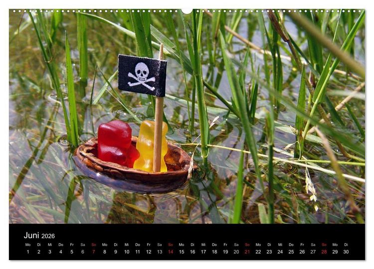 Produktbild: Die Welt der Fruchtgummis (Wandkalender 2026 DIN A2 quer), CALVENDO Monatskalender