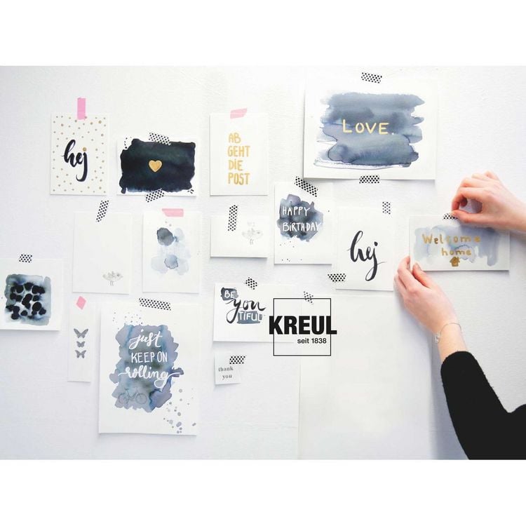 Produktbild: KREUL Handlettering Set Paper Love 7 Teile